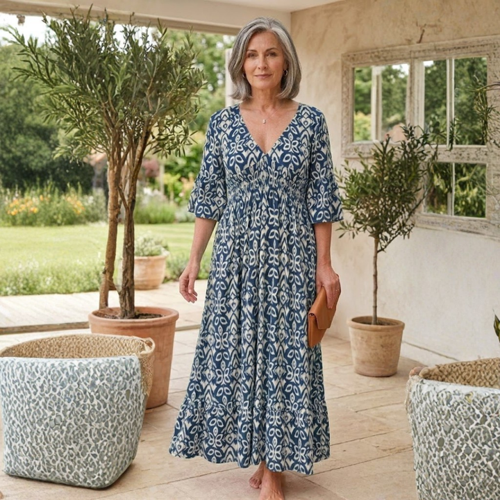 Selene Bohemian Midi Dress