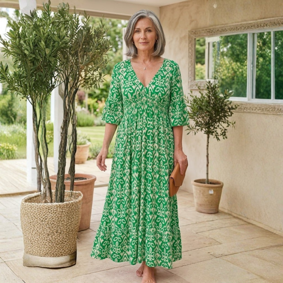 Selene Bohemian Midi Dress