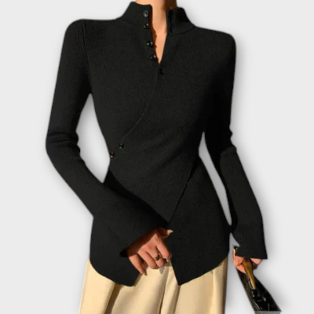 Michiko – Elegant Cotton Knit Jumper