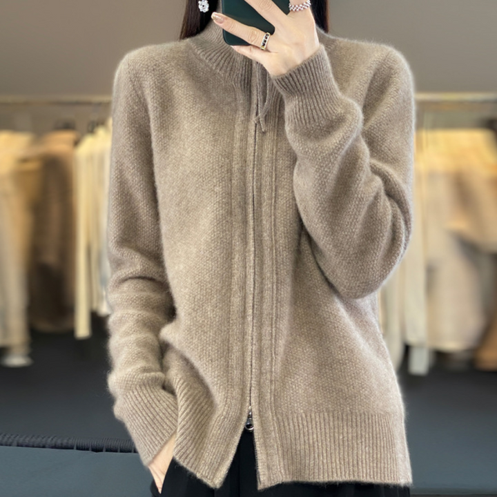 Lisa | Cashmere Zip Vest