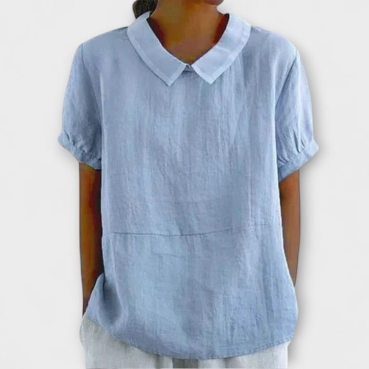 Lia – Short-Sleeve Blouse