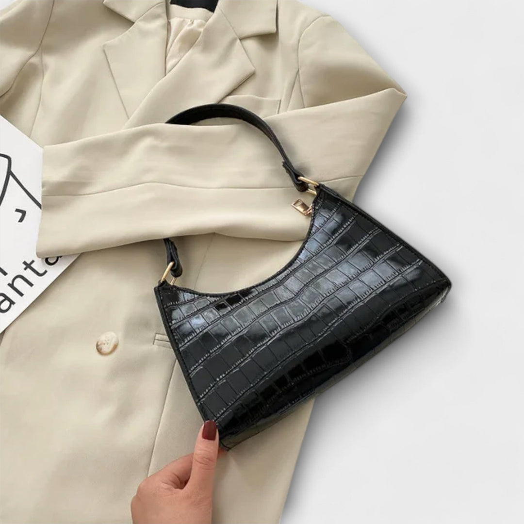 Olívia - Shiny Leather Bag