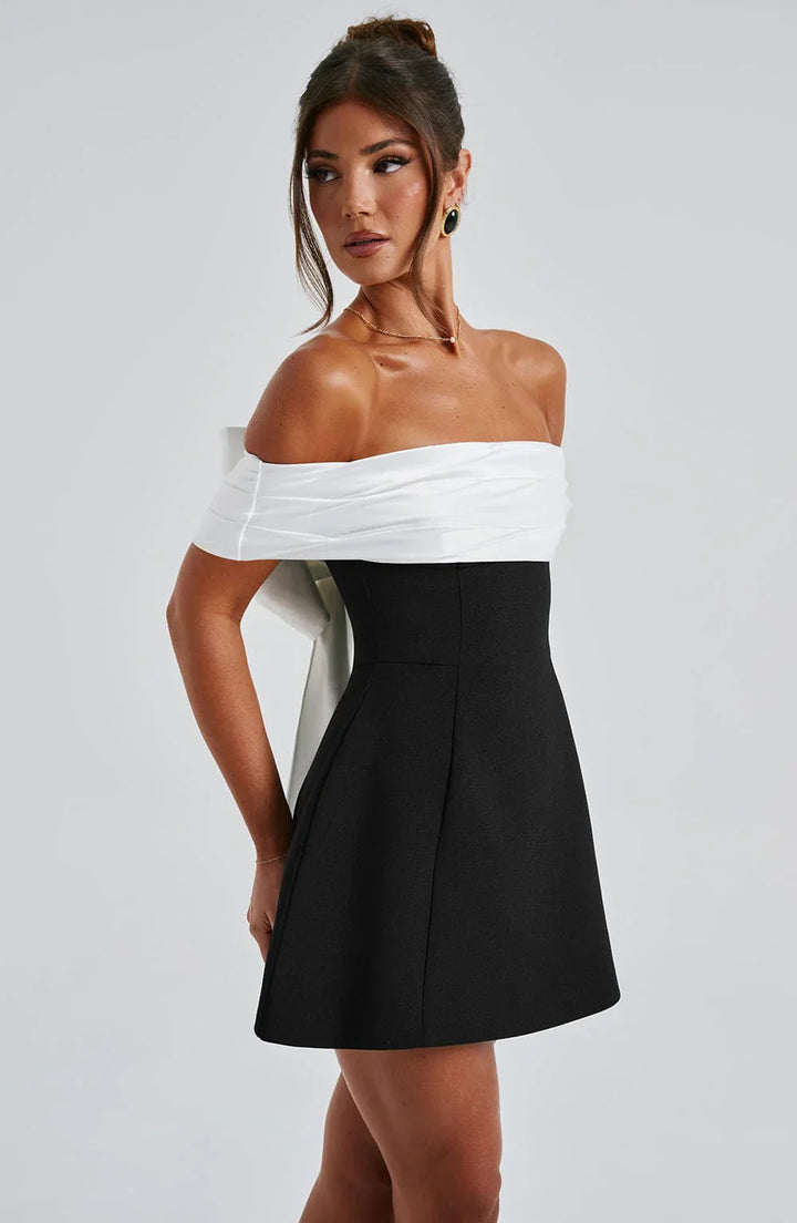 Malory | Elegant Bow Dress