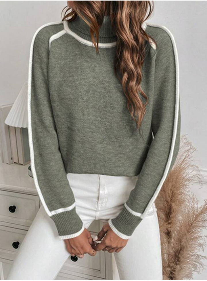 Fiora | Sweet jumper with high collar