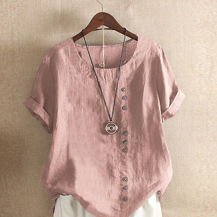 Amelia Cotton & Linen Blouse