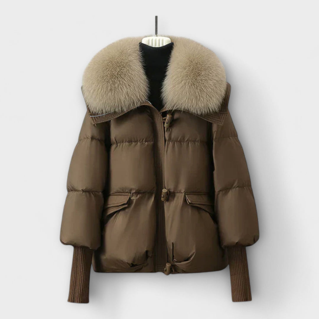 Lucyna | Elegant Jacket with Faux Fur