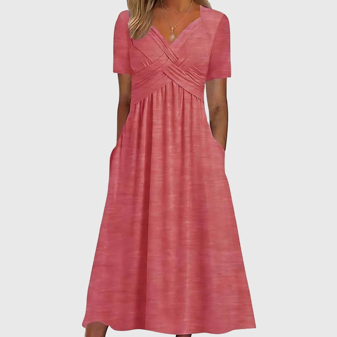 Viola™ | Midi Dress Tummy Control