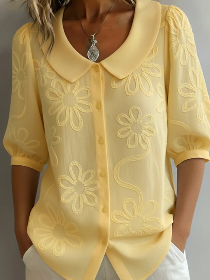 Zélie™ Floral Lightweight Blouse – Effortless Elegance