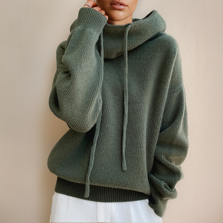 Cloe - Roll Neck Jumper in Fine Merino Wool