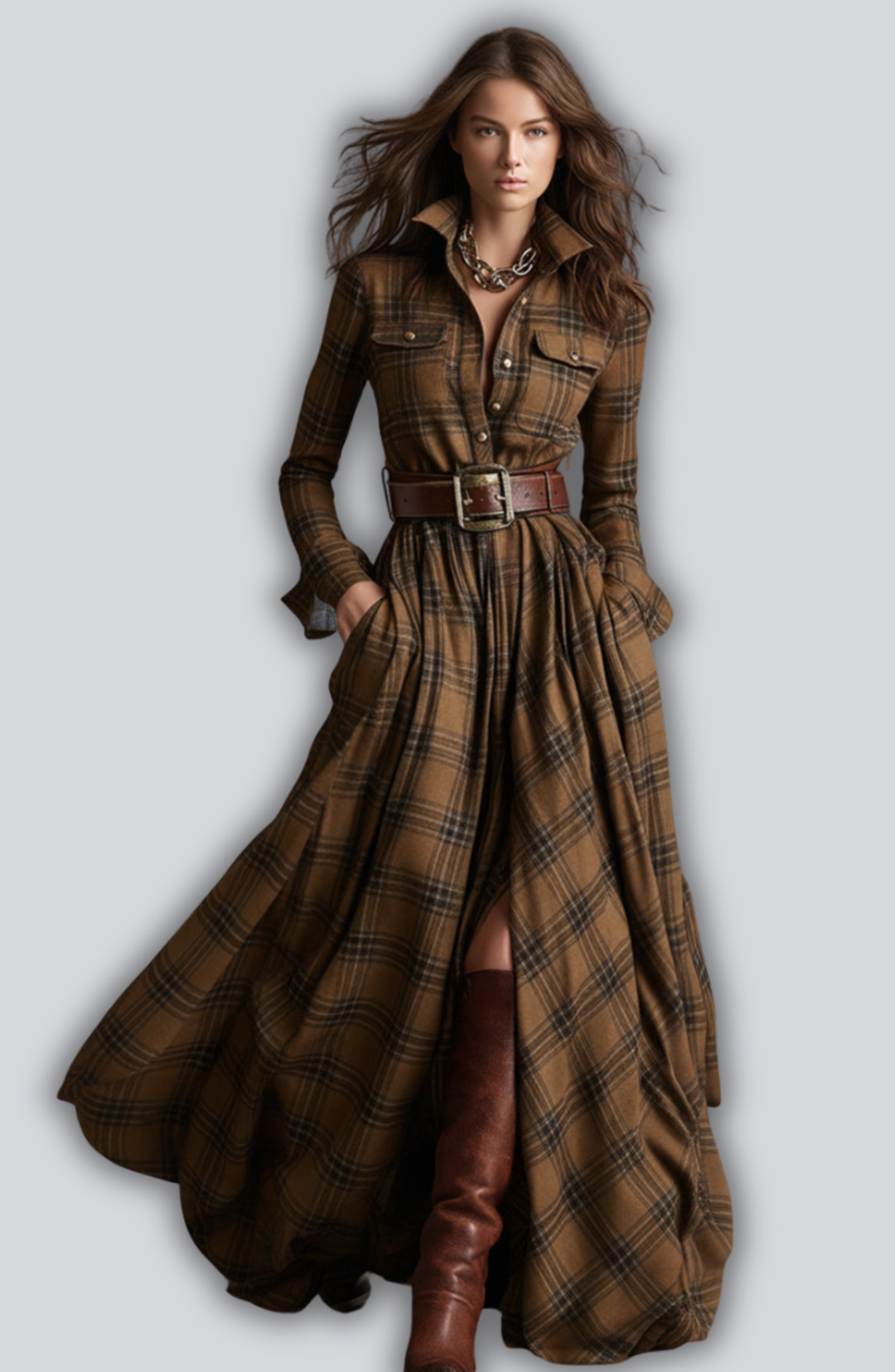 Evelyn | Classic Elegant Shirt Dress